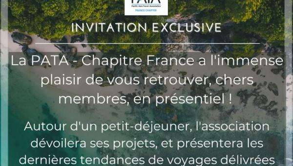 La PATA - Chapitre France organise son premier évènement en présentiel depuis février 2020.